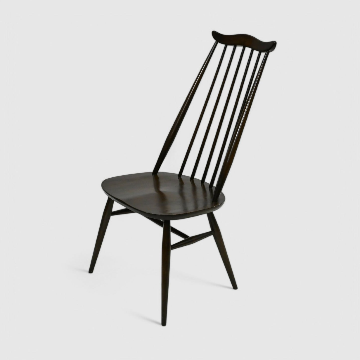 6 Ercol Number 369 Windsor Goldsmith Dining Chairs Dark Finish FREE UK Delivery. SBR10215/1803E