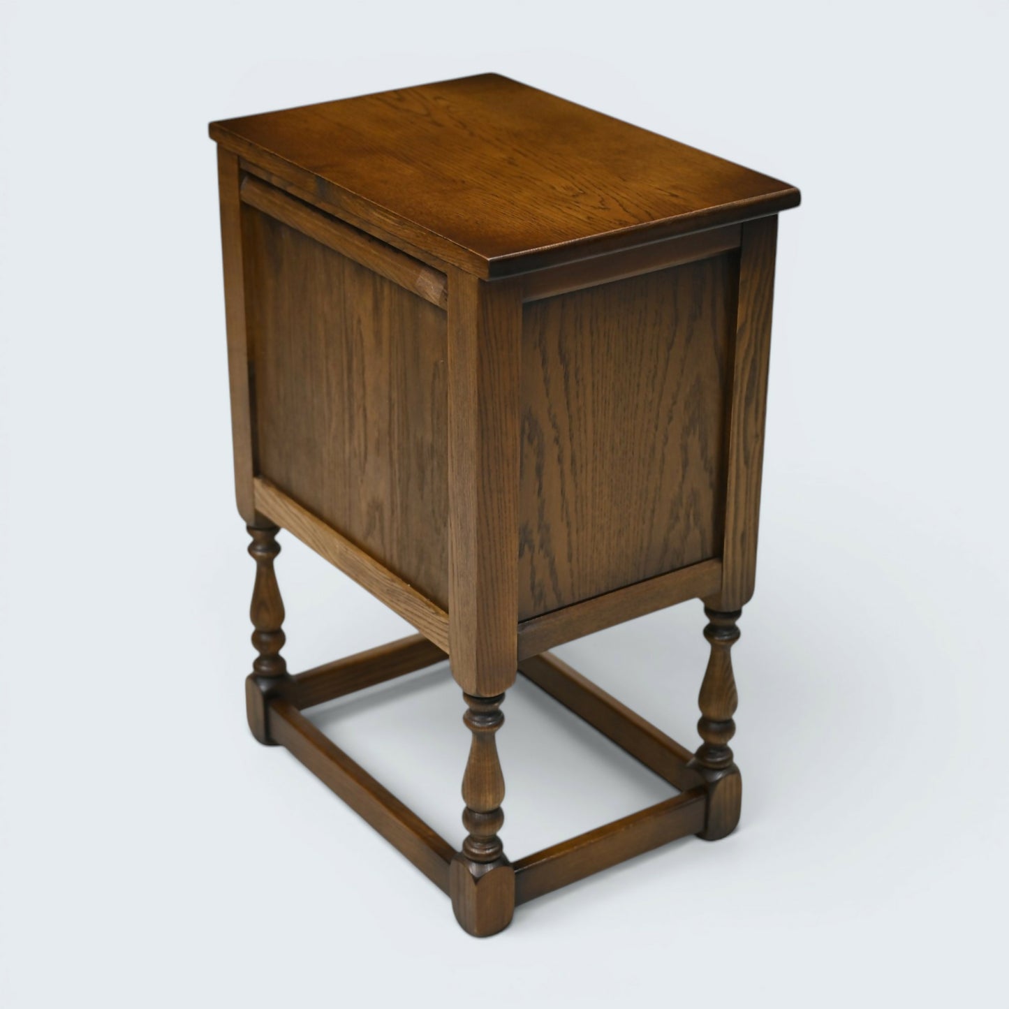 Old Charm Pedestal Cabinet Small Cupboard Bedside Light Oak FREE UK DELIVERY*
