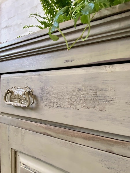 Sideboard Distressed Painted Arts & Crafts
