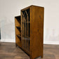 Vintage Oak Bookcase With Single Glass Door1