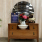 Vintage Art Deco Oak Dressing Table Circular Mirror BCM/HL Lebus Vanity Desks