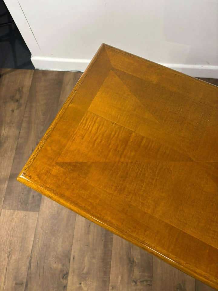 Art Deco Style Twin Pedestal Console Table