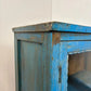 Rustic Reclaimed Wood Indian Blue Display Cabinet