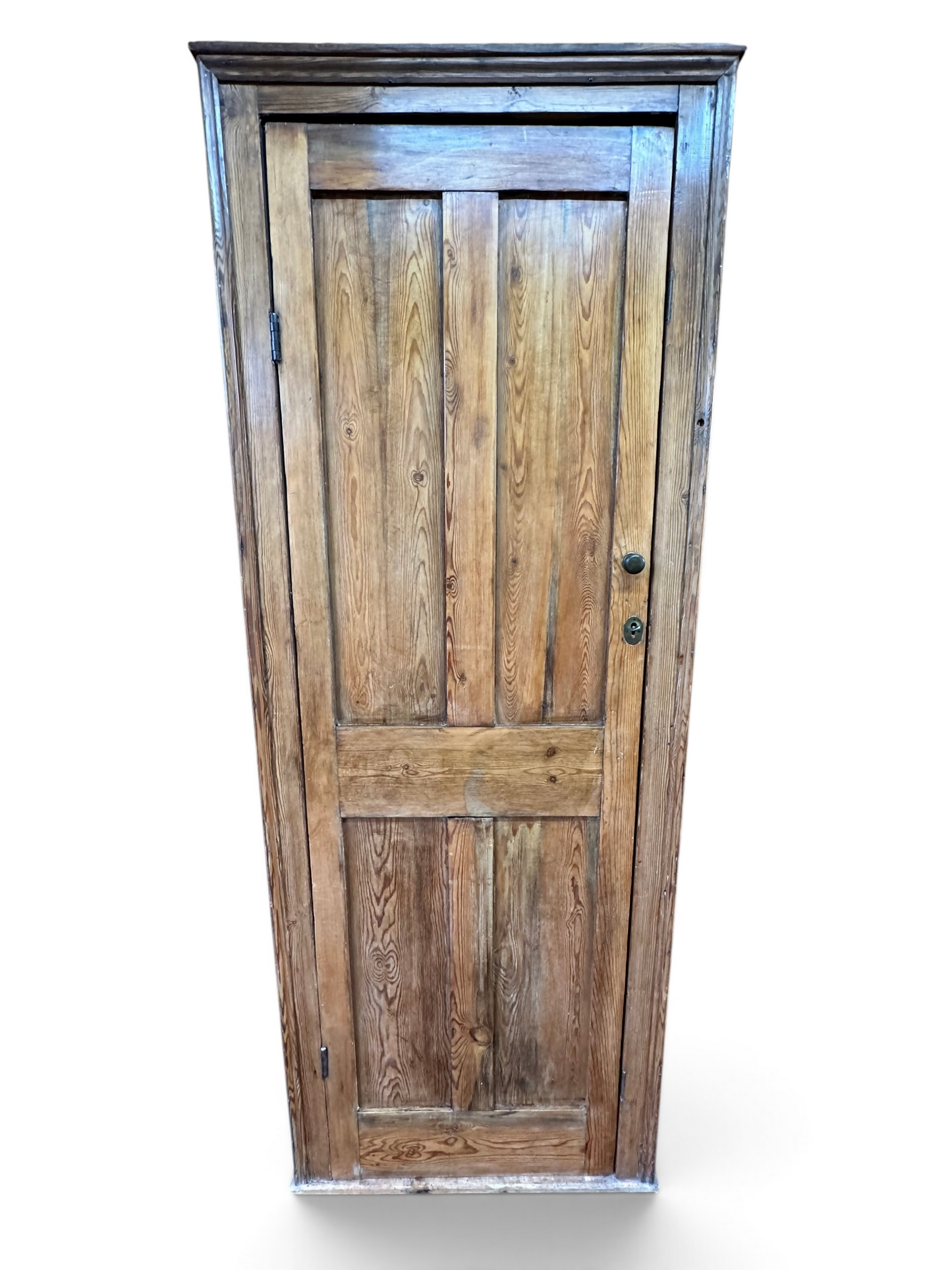 Victorian Pine Cupboard House Keepers Pantry Pitch Pine Rustic Farmhouse Larder Linen Cabinet