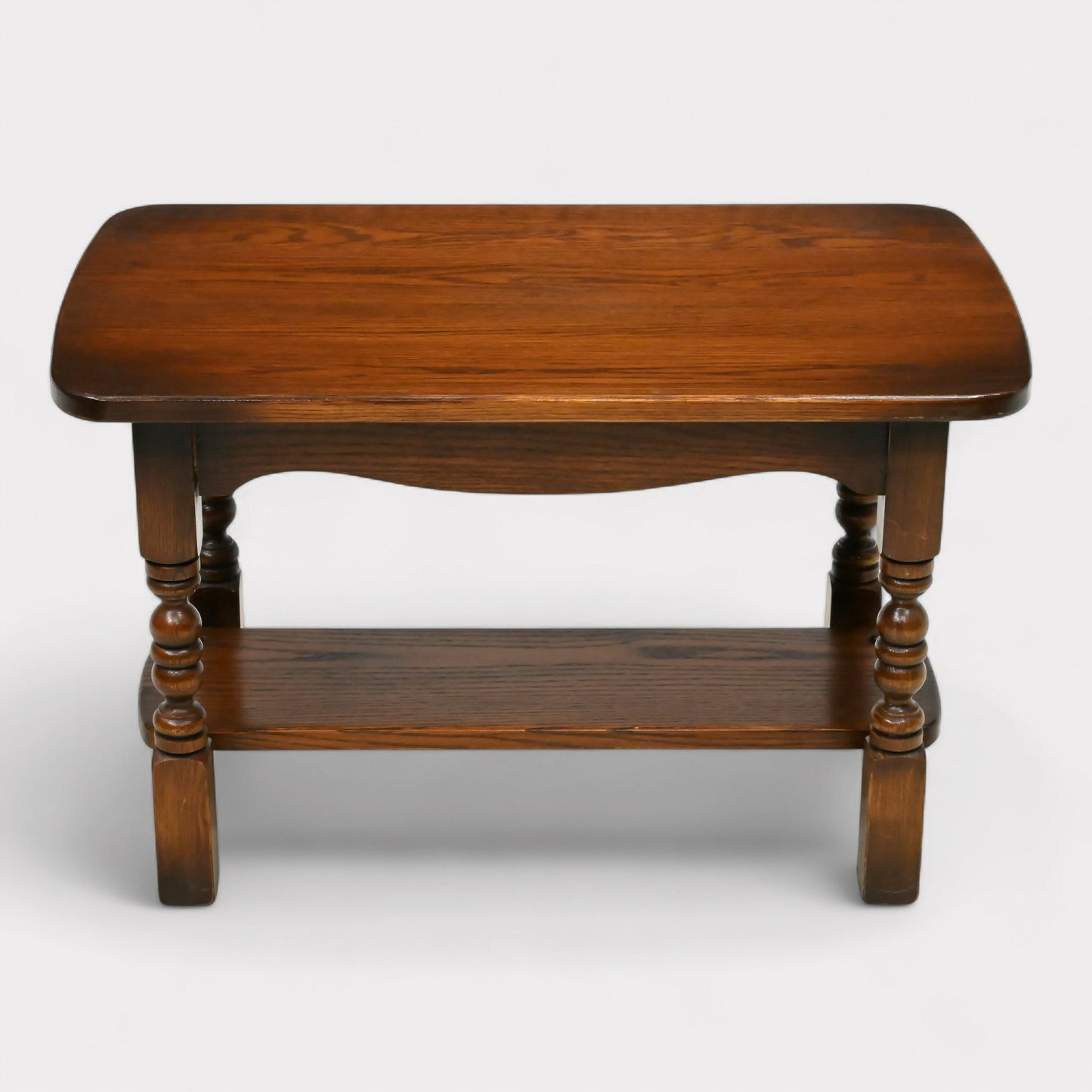 Old Charm Coffee Tables Tudor Brown Tower Tier 76cm x 46cm FREE UK Delivery. SBR10882/0109E