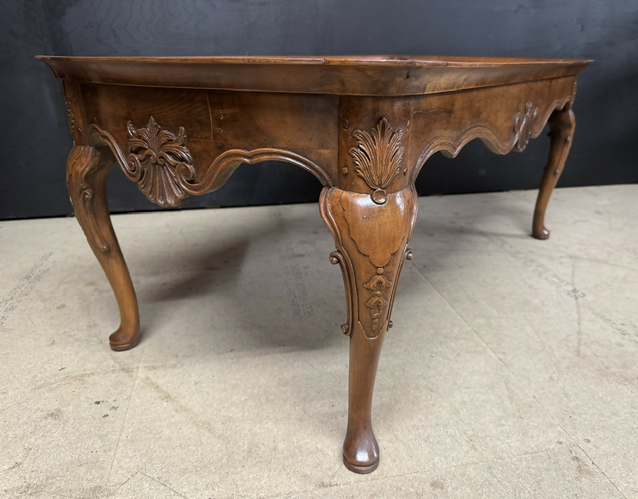 Fine Burr Walnut Coffee Table