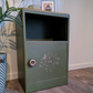 Moss Green Bedside Cabinet R24021 3