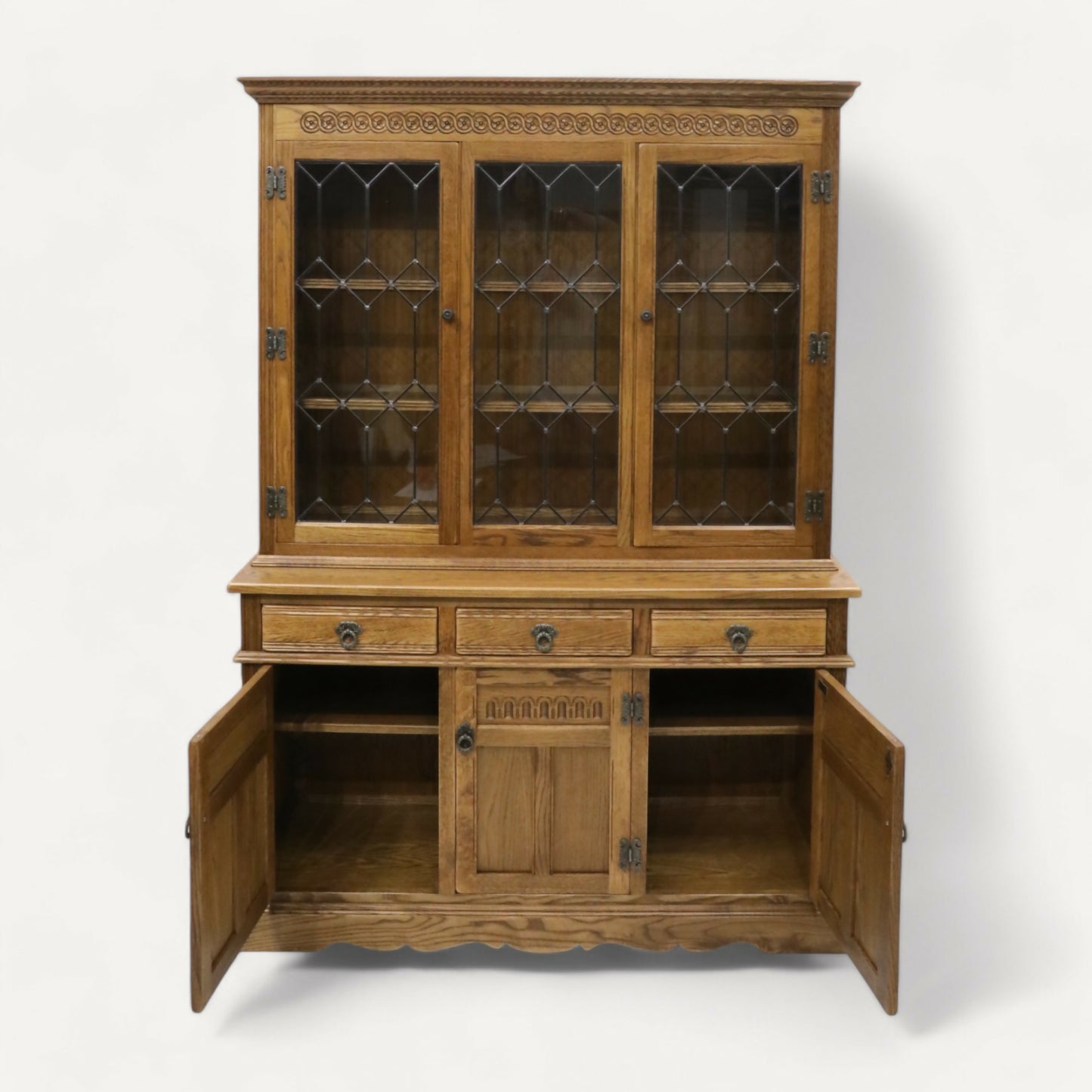 Old Charm Sideboard Base Display Top Cupboards Vintage Finish FREE UK Delivery. SBR9668/1510D