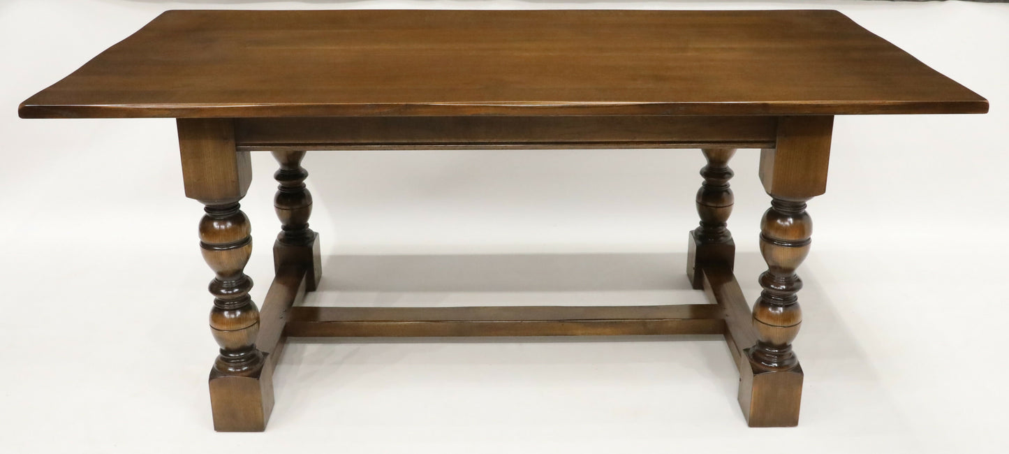 Large Solid Oak Dining Table 6ft x 3ft Bevan Funnell Reprodux FREE UK Delivery. SBR7927/1404C