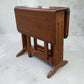 Art Deco Oak Drop-Leaf small side table