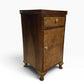 Antique Walnut Deco bedside cupboard