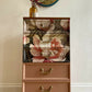 Chest of Drawers G- Plan -Hand -Painted in Dusky Terracotta