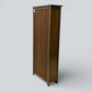 Old Charm Tall Bookcase Display Cabinet 4 Shelves Light Oak FREE UK Delivery*
