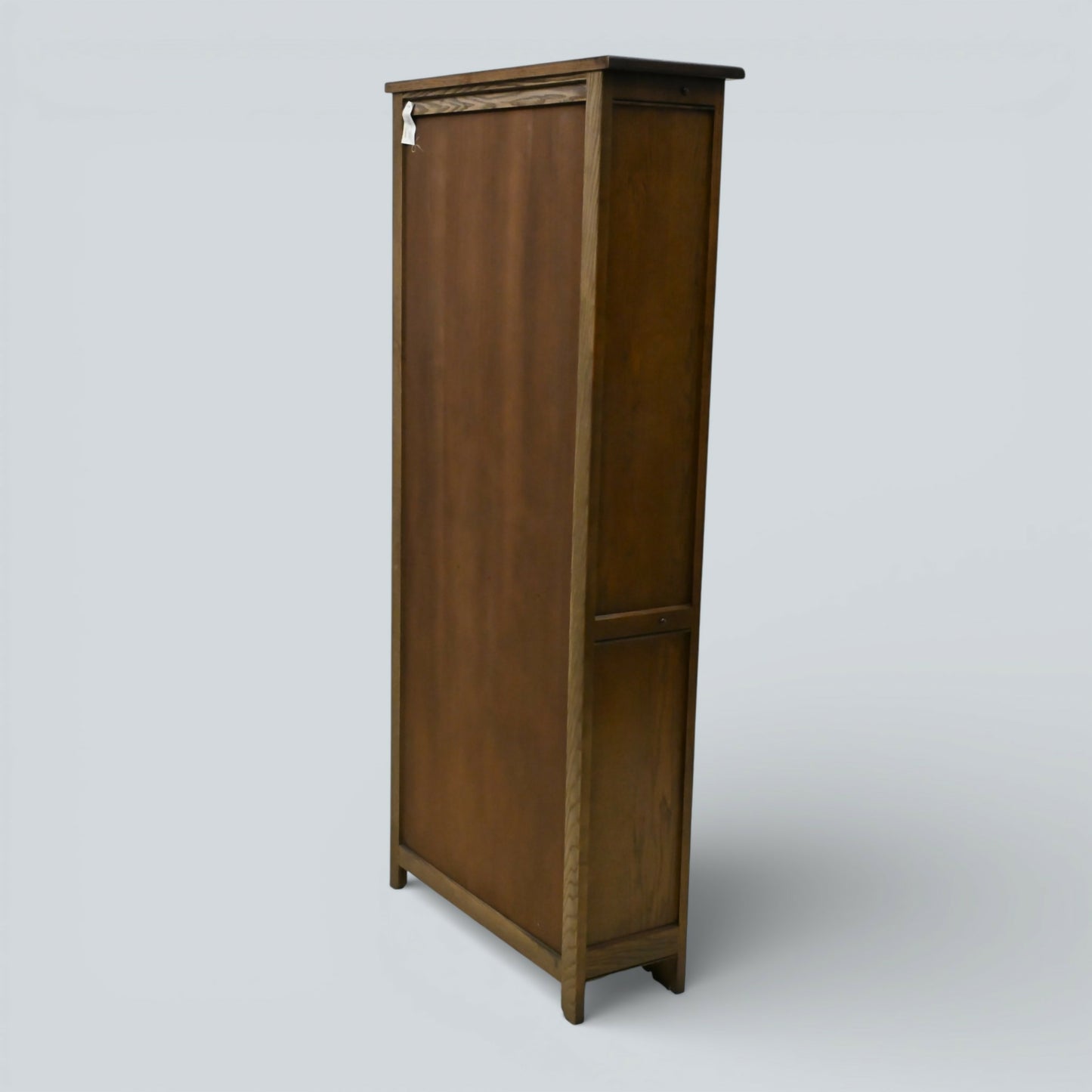 Old Charm Tall Bookcase Display Cabinet 4 Shelves Light Oak FREE UK Delivery*