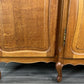 Wardrobe Vintage French Louis XVI Style Oak Four Door Carved Armoire LOT 4823