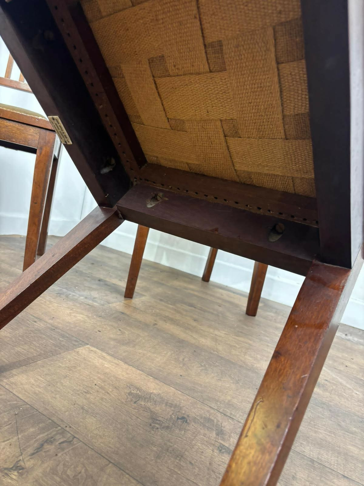 Edwardian Set of Three Mahogany Bedroom Chairs