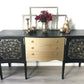 Strongbow sideboard in black and vintage gold
