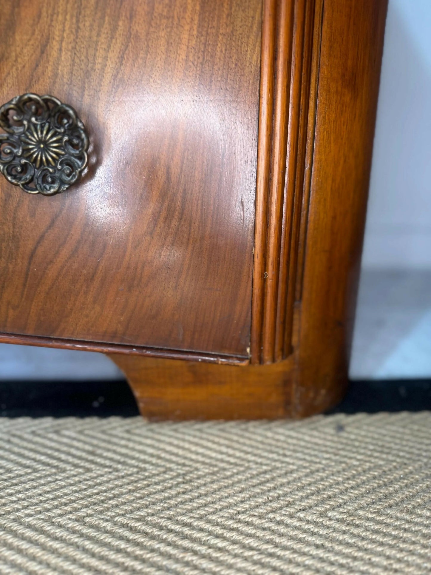 Art Deco Mid century retro vintage dressing table drawers mirror