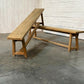 Pair French Oak Dining Benches