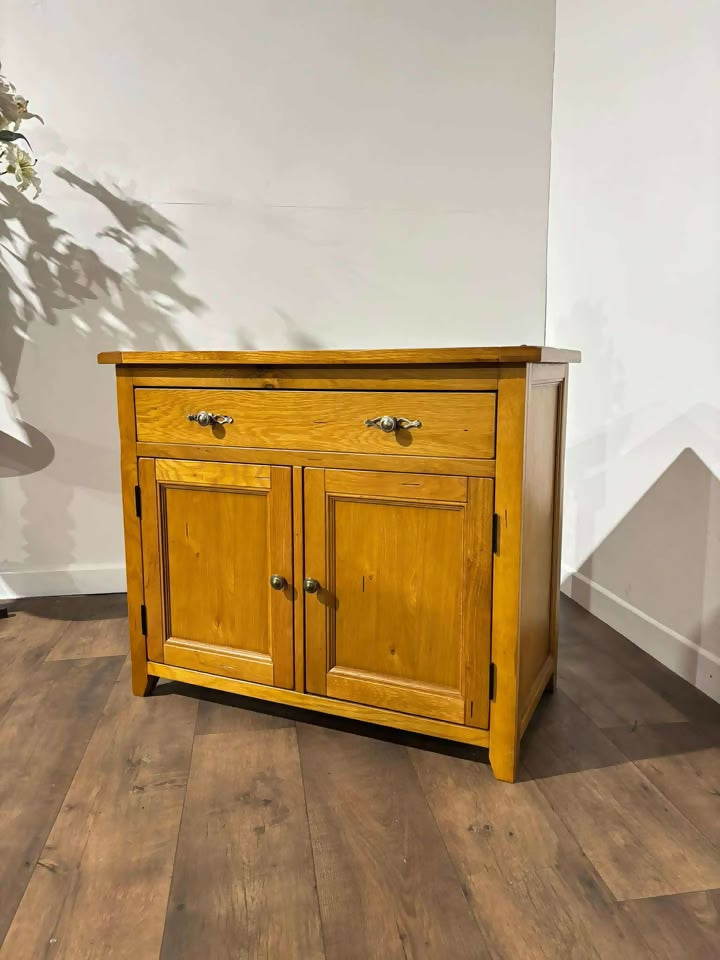 Contemporary Oak Side Cabinet