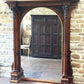 A Good Large Victorian Carved and Figured Walnut Overmantel Mirror