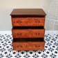 Antique Chest of Drawers Georgian Style Mahogany with Three Graduated Drawers