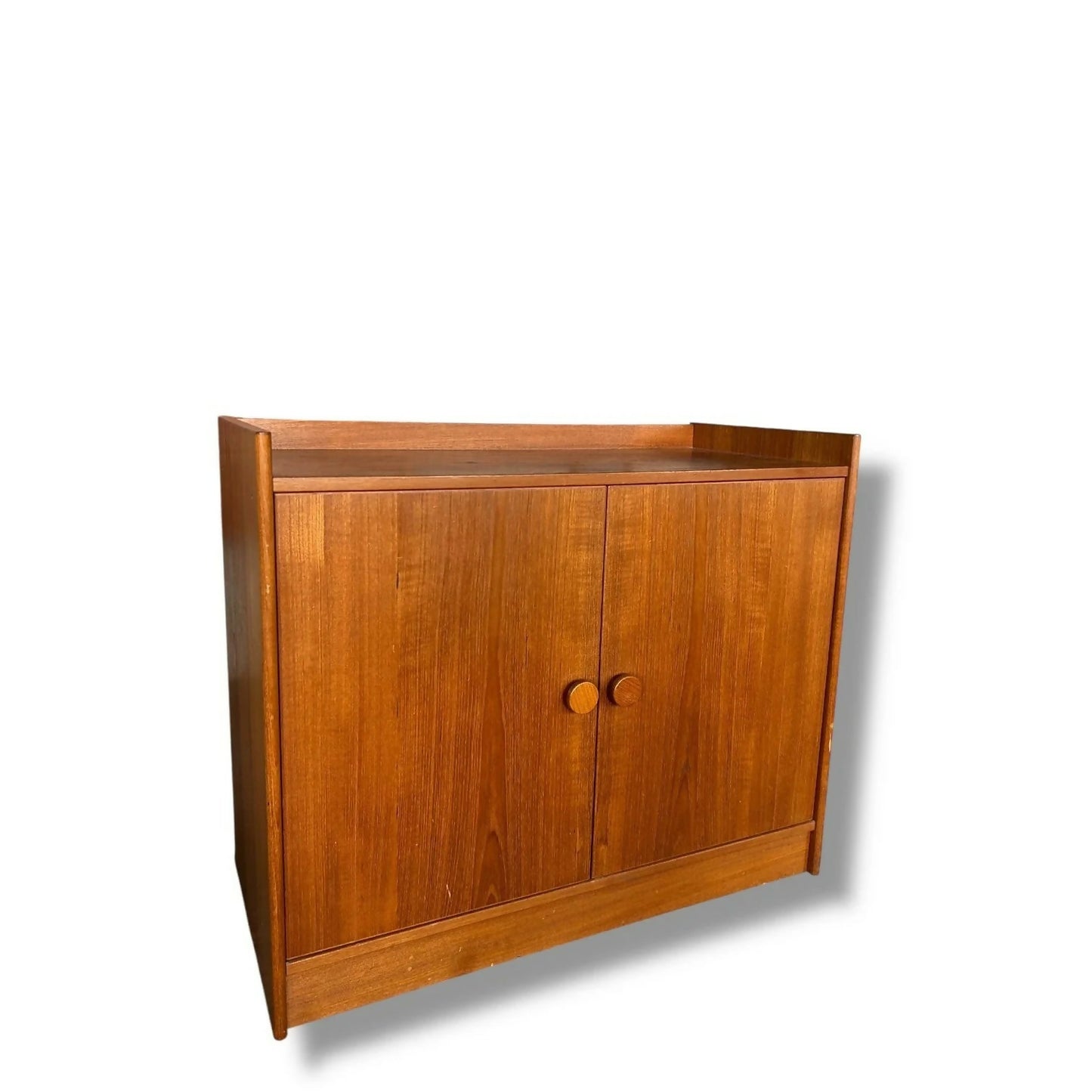Mid Century Danish Cupboard | Vintage Teak Cabinet Storage Unit
