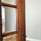 Wardrobe Antique French Style Oak Mirrored Door Carved Armoire LOT 6539