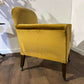 Edwardian Upholstered Easy Chair on Sabre Legsc
