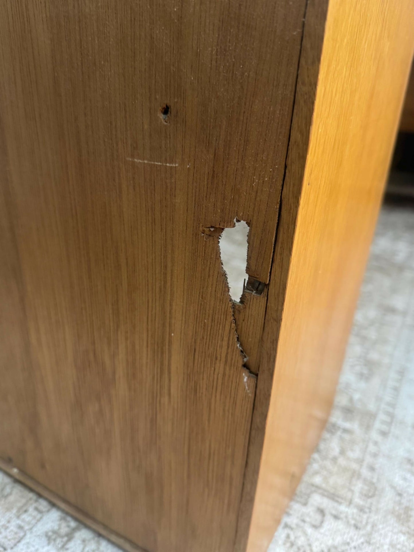 Mid century retro vintage bookcase shelves display cabinet