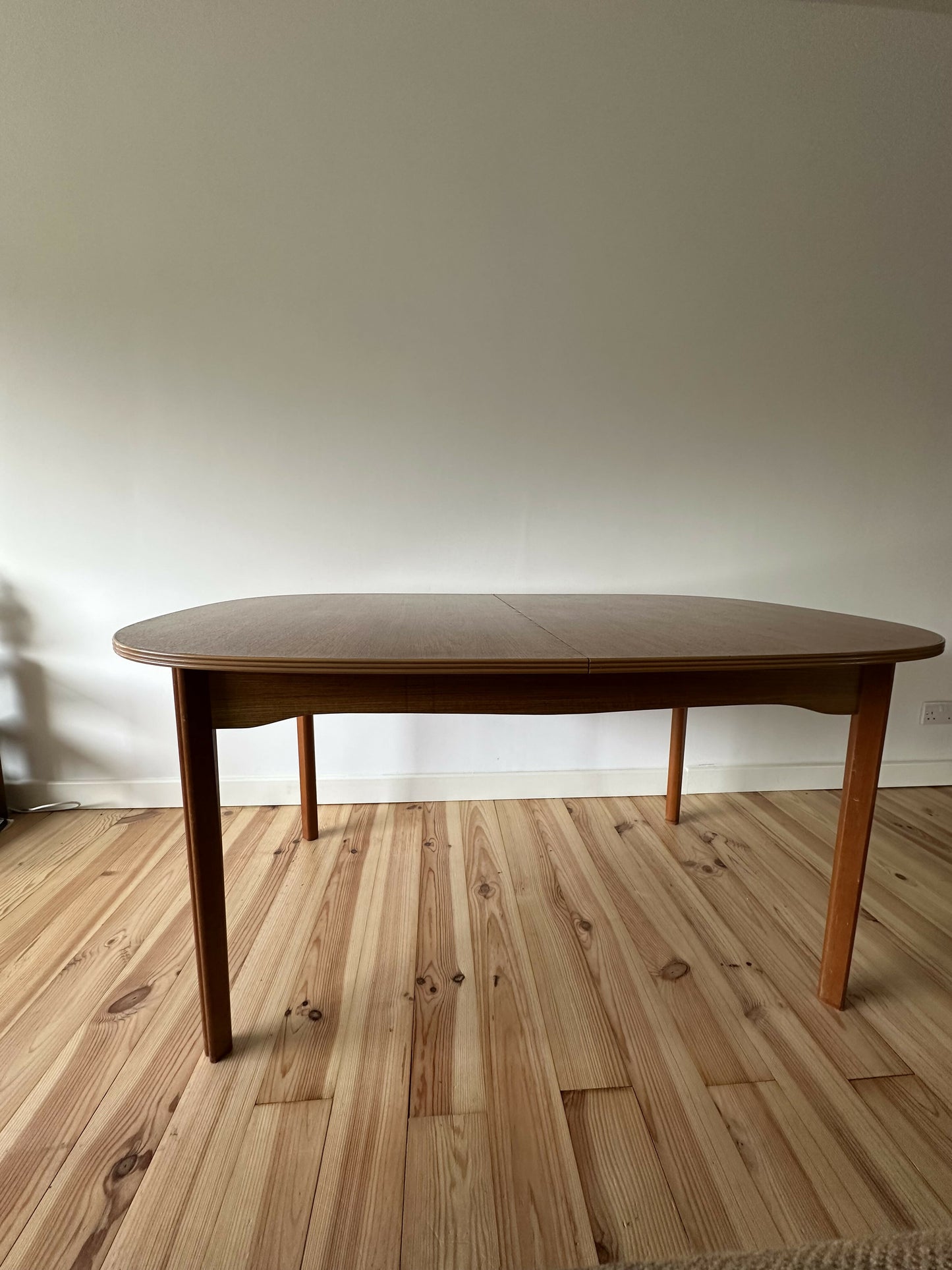 Mid Century Teak Dining Table Extending Vintage Retro Table