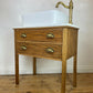 Vintage Vanity Unit Made to Order Vanity Unit Custom Made Bathroom Furniture Antique Vintage Bathroom Washstand Basin Unit
