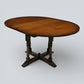 Old Charm Oak Round Dining Table Extending Seats 6 Tudor Brown FREE Delivery*