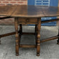 Titchmarsh & Goodwin Antique Style Oak Dropleaf Gateleg Dining Table Rl 42