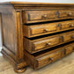 Chest of Drawers Vintage French Style Oak 4 Drawers Carved Cabinet LOT 6258