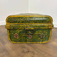 Vintage Indian Reclaimed Hand Painted Metal Trunk