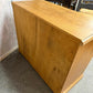 Vintage Solid Pine Low Chest of 3 Drawers Knob Handles Plinth