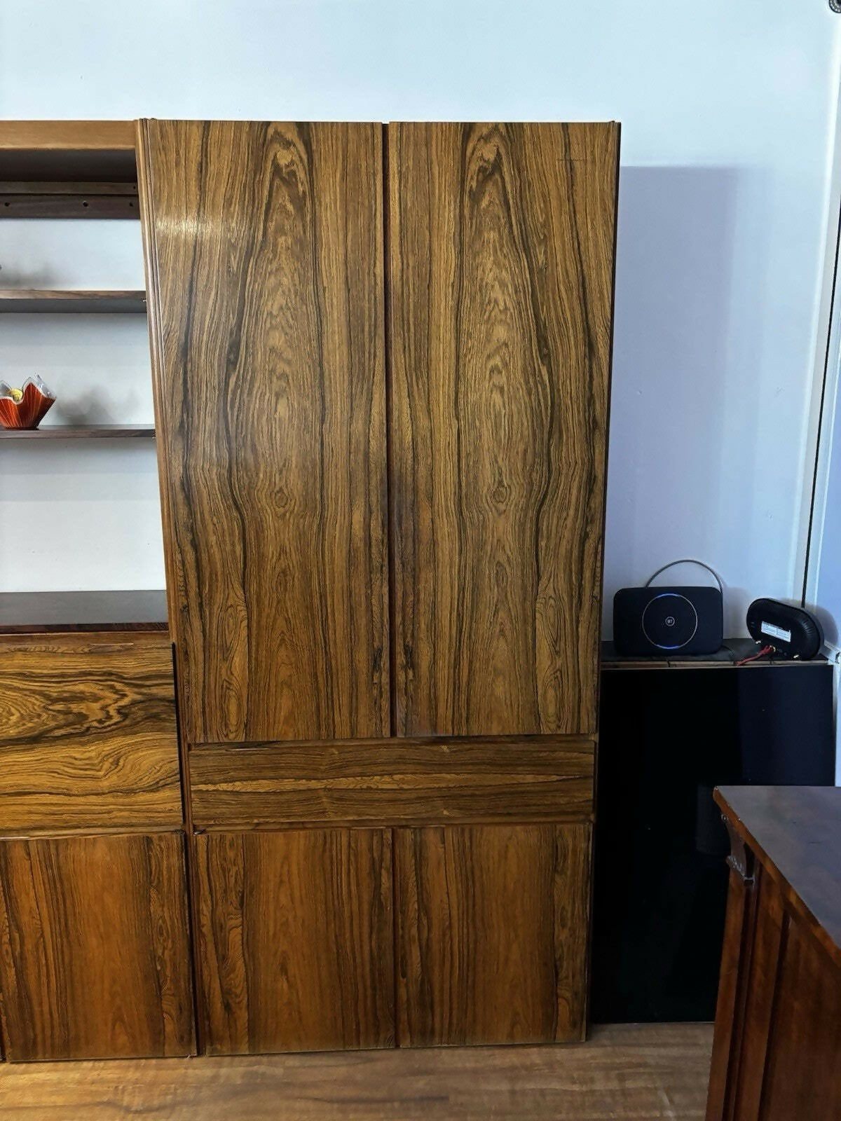 Vintage Archie Shine Rosewood Cocktail Cabinet, Drinks Display Cabinet, Shelves & Cupboards