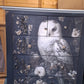 Owl decoupage wood Drawers