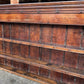 Antique Georgian 19th Century Oak Wall Hanging Shelves Kitchen Larder Pantry