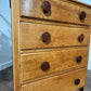 Vintage Oak Four Drawer Chestc