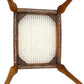 Queen Anne style Rattan foot stool