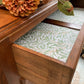 Vintage Solid Oak 4-Drawer Dresser / Chest of Drawers – Antique Style Storage Cabinet with Brass Pulls