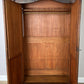 Wardrobe Antique French Burr Walnut Two Door Mirrored Armoire Cabinet LOT 6374