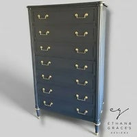 Stag vintage chateau tallboy chest of drawers