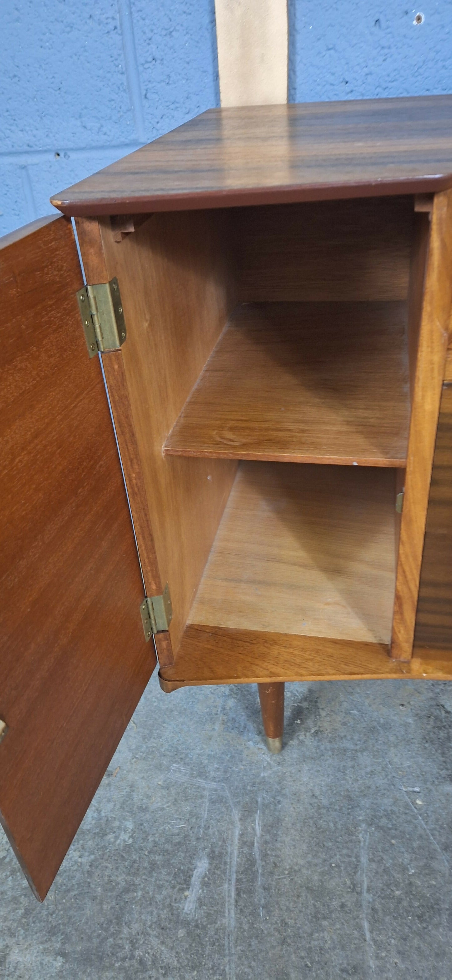 SIDEBOARD BY UNIFLEX ~ MID CENTURY ~ VINTAGE ~RESTORED