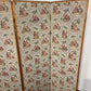 Vintage Four Panel Folding Bedroom Screen / Room Divider