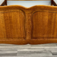 Bed Vintage French Louis XVI Double Bed Frame Oak Carved Headboard LOT 3659
