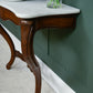 Antique Mahogany Marble Bathroom Vanity Unit with Sink - SKU 197