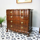 Serpentine Chest of Drawers Dutch Colonial Style South African Stinkwood Chest.